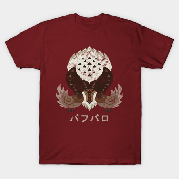 Monster Hunter World Iceborne Banbaro Kanji Icon T-Shirt by StebopDesigns